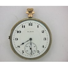 Vintage Elgin 17 Jewel Pocket Watch Movement