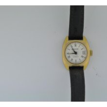 Vintage Ladies Bulova Automatic Wristwatch Movement 7 Blacd Running