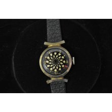 Vintage Ladies Swiss Kaleidoscope Wristwatch Running!!