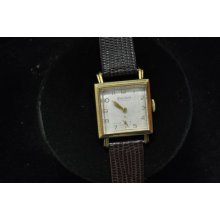 Vintage Mens Bulova Wristwatch Caliber 10ae For Repairs