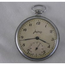 Vintage Old Molnija Cal.3602 Open Face Pocket Watch. 18j.