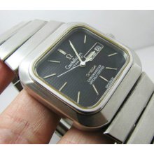 Vintage Omega Constellation Automatic Gents Ss Mint Rare Original Bracelet.