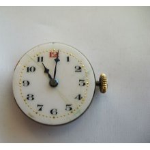 Vintage Swiss Made Unknown Windup Pocket Watch Movement 13