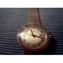 Vintage Timex Watch Rare Octagon 1977 w Date Works and Looks GREAT