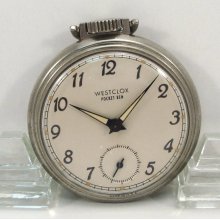 Vintage Westclox Pocket Ben Watch in Working Condition