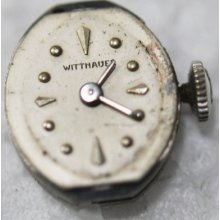 Vintage Wittnauer Wrist Movement 17 Jewels Cal 5ung 595