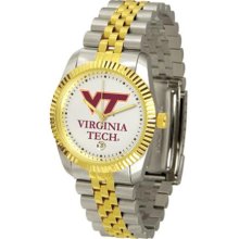 Virginia Tech Hokies VT Mens Steel Executive Watch