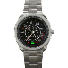 VW Beetle 1971 kmh Speedometer Sport Metal Watch - Metal