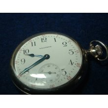 Waltham 16 Size Hunting Movement Pocket Watch