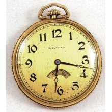 Waltham Antique Open Face Pocket Watch