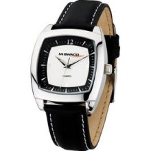 Watch Creations Ladies' Black & White Watch with Square Dial Promotional