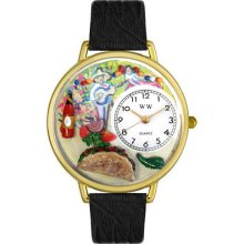 Whimsical watches wg-0310015 taco lover black leather and g - One Size