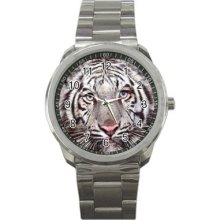 White Tiger Sport Metal Watch Mens Fashion Hot
