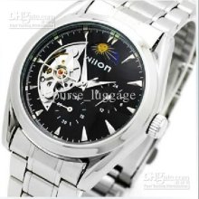 Wholesale - Luxury Wilon Knight Watch Black White Dial Automatic Wri