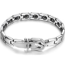 Women Stainless Steel Bracelet Gs977 16 Grains Magnetic Therapy Fashion