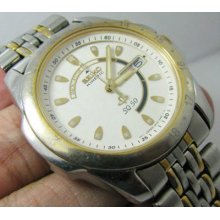 Wristwatch Seiko Kinetic 5m43 Gents 2 Tone.