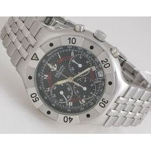 Zenith Chronograph Automatic Bracelet Watch With Guarantee Card Ref, 02.0730.400