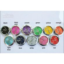 100 Pcs/lot Dhl Jelly Candy Watches Dial Slap On Watch Dial