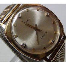1970' Timex Mens Electric Gold Made in France and England Watch - Extremely Rare