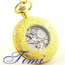 2012 Hotsale New Fashion Full Golden Pocket Watch General President