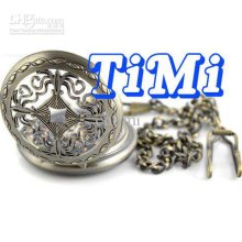 2012 Hotsale Unisex Mechanical Pocket Watch Unique Skeleton Pattern