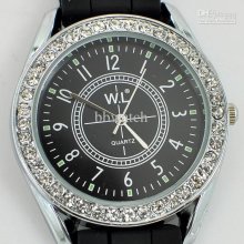 20pcs Diamond Dial Watch Bling Stone Polished Watches Multicolor Fas