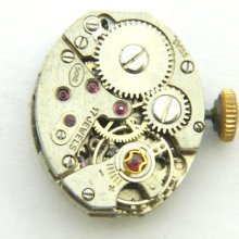 4u2fix Ladies Silvana As 1012 Cal 17 Jewel Wristwatch Movement Good Bal Hs & Ms