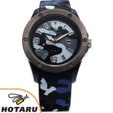 6 Colors Cool Camoulage Military Silicone Men Outdoor Sport Army Wrist Watch
