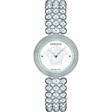94Q99D002-S099 Versace Ladies EON Silver Clour de Paris Watch