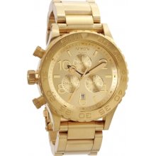 A037-1502 Nixon Ladies 42-20 Chrono Gold Watch