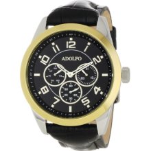 Adolfo Mens 31016b Multifunction 3 Sub Zone Watch