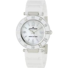 Ak Anne Klein Womens 109417wtwt Swarovski Crystal Accented Watch