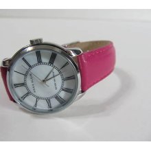 Anne Klein Pink Leather Band Ladies Watch 10/9905mpma