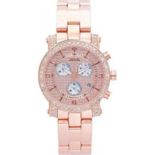 Aqua Master Diamond Watch Ladies' Stainless Steel Watches with 1 row Diamond Cut Dial 9-7W