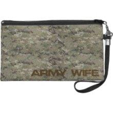 Army Wife hand Purse Wristlet Clutches