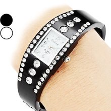 Assorted Colors Women's Bracelet Style Analog Alloy Quartz Watch