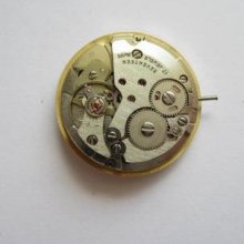 Asst 1802/03 Swiss Gents Watch Movement & Dial Runs And Keeps Time