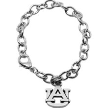 Auburn Tigers Ladies Large Cable Chain Charm Bracelet