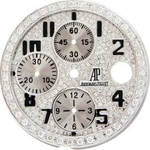 Audemars Piguet Offshore Royal Oak Silver Diamond Mens Watch Dial