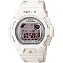 Authentic Casio Baby-g White With Silver Blx103-7 Watch