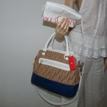 Authentic Ivanka Trump Arabella Top Handle Sand Bag Handbag