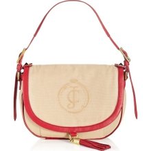 Authentic Juicy Couture Camel Organizer Shoulder Bag