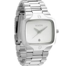 Authentic Nixon Player Silver A140 130 In Box A140130