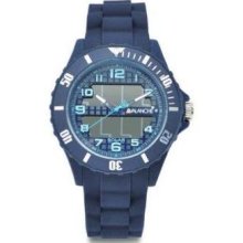 Avalanche Solar Powered Blue Silicone Strap Watch Av-1012s-bu