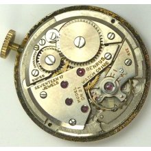 Benrus Dn21 Complete Running Wristwatch Movement - Spare Parts / Repair