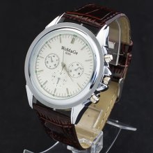 Big Round Face Unisex Luxury Fashion Quartz Dial Decoration Wristwatch Watches