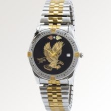 Black Hills Gold Eagle Expansion Watch Men's - Two-Toned
