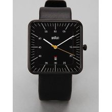 Braun Analog Square Watch: Black One Size M_acc_watches