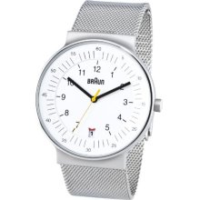 Braun Gents Quartz 3 Hand Movement Watch Bn0082whslmhg