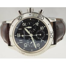 Breguet Mens SS Type XX Aeronavale Ref: 3800 Chronograph.